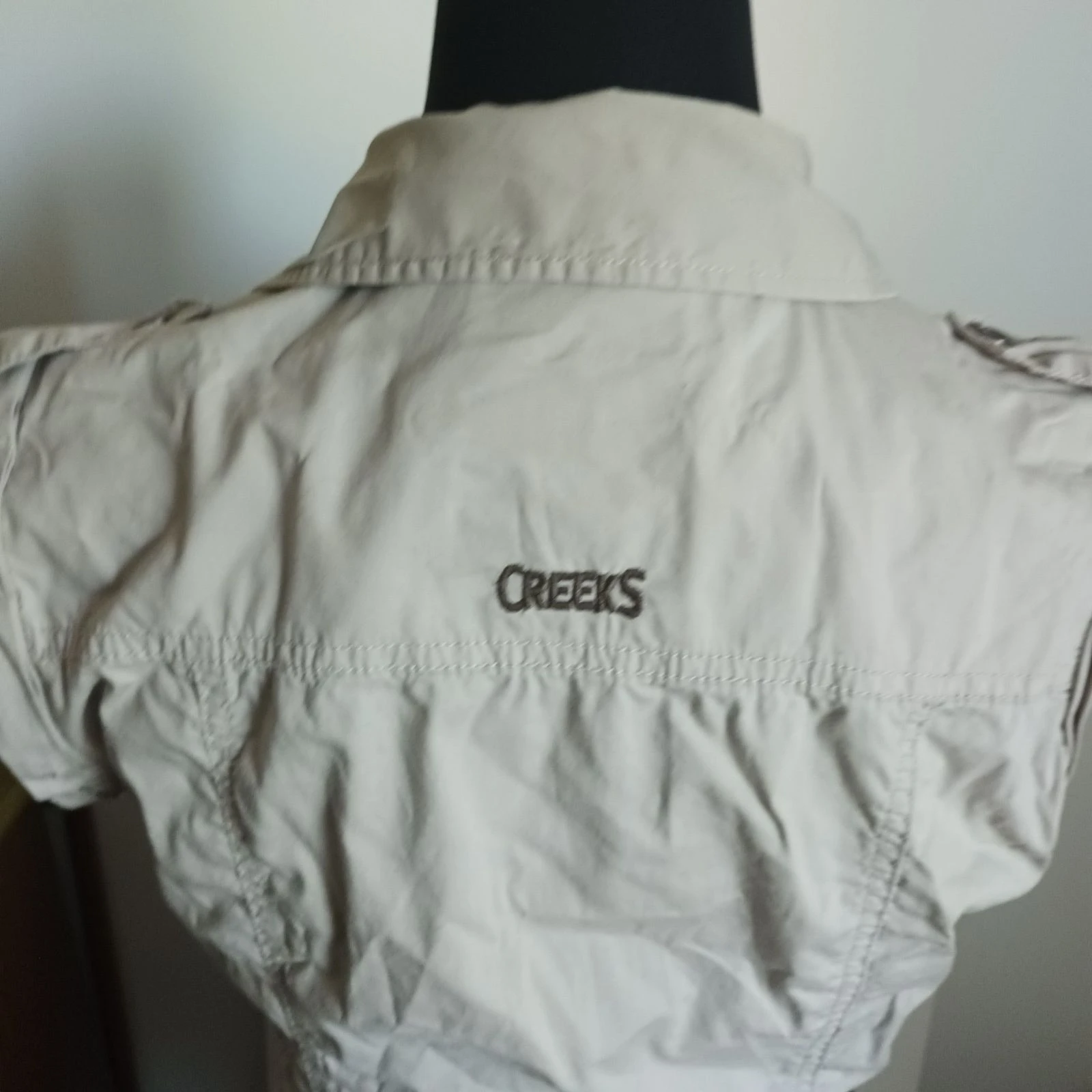 Chique Saharische beige nude jurk – Maat 40 – Katoen & Elastaan CREEKS – photo 7